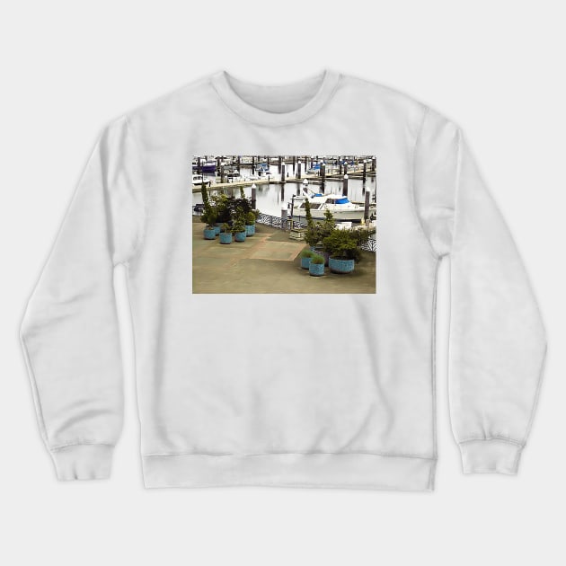 Bremerton Marina 1 Crewneck Sweatshirt by trotterearthwin